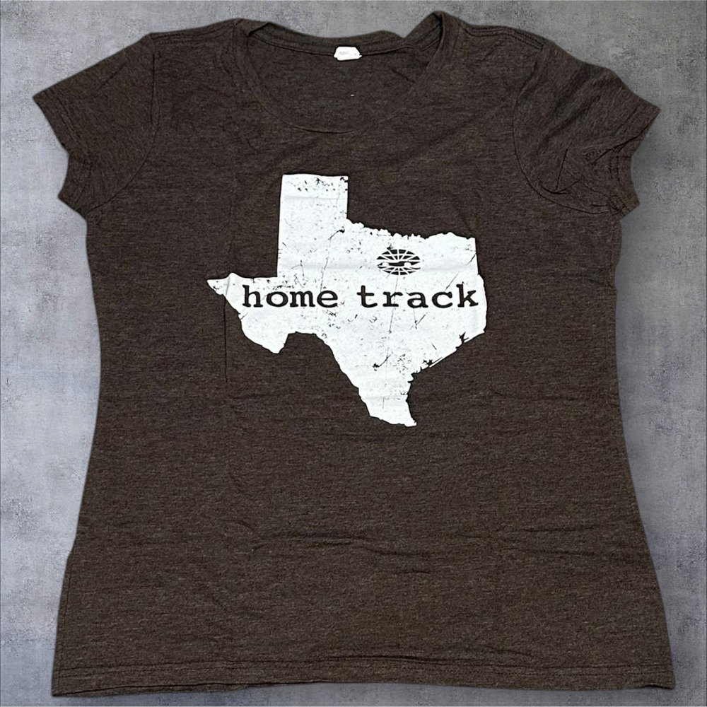 Womens Texas Motor Speedway Home Track Graphic‎ T Shirt Brown XL